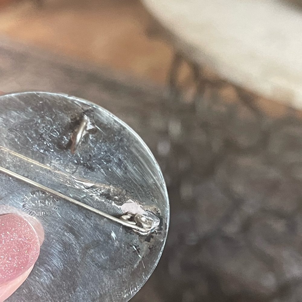 Vintage sterling silver brooch!!!!!! Mexican 925!!!!! - Picture 5 of 8